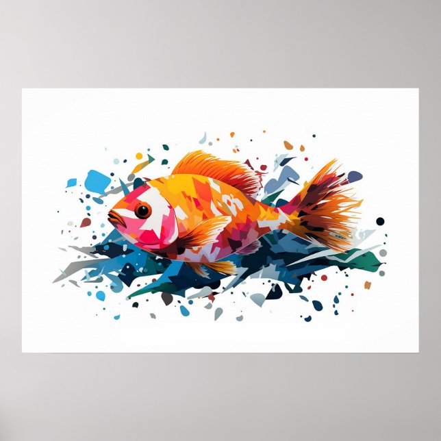 Poster Poisson de fête (Devant)