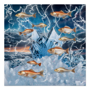 Poster Poisson de foudre