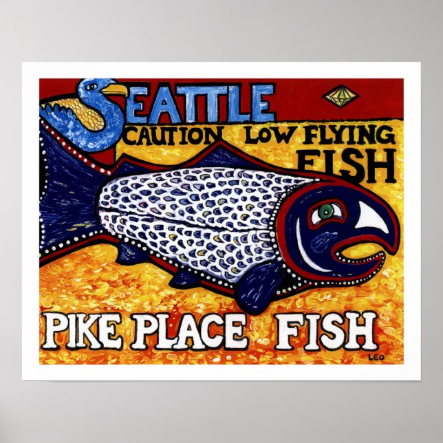 Poster Poisson de la place du brochet (Devant)