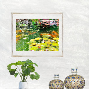 Poster Poisson Jardin d'étang à Puerto Vallarta