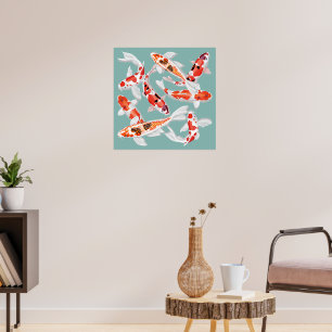 Poster Poisson koi