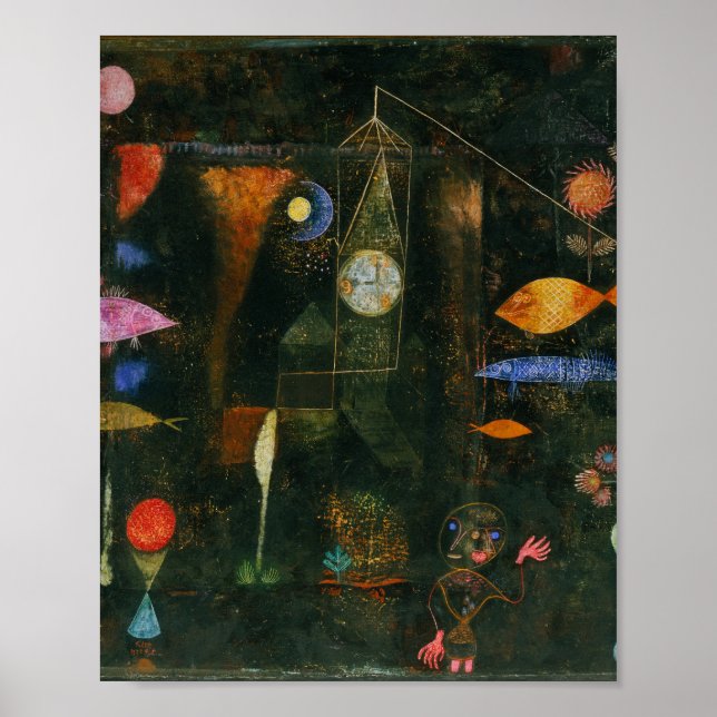 Poster Poisson magique - Paul Klee (Devant)