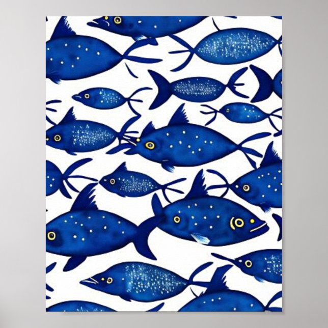 Poster Poisson marin (Devant)