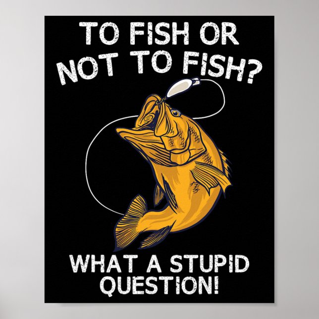 Poster Poisson ou non (Devant)