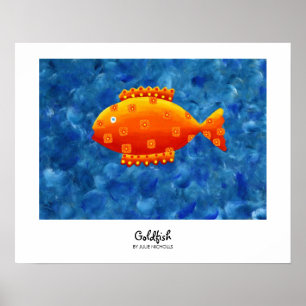 Poster Poisson rouge