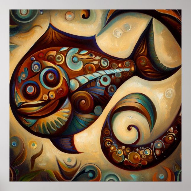 Poster Poissons 1 (Devant)
