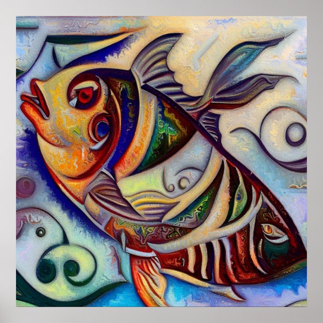 Poster Poissons 3 (Devant)