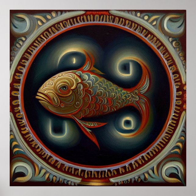 Poster Poissons 4 (Devant)