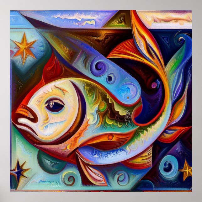 Poster Poissons 8 (Devant)