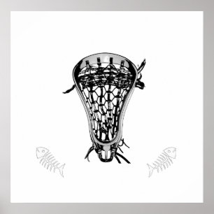 Poster Poissons de passage de lacrosse