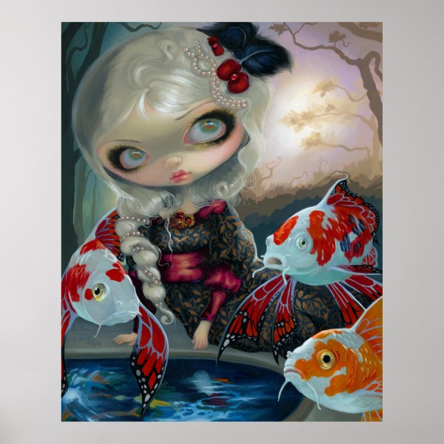 Poster Poissons Volants Le Bassin des Carpes ART (Devant)