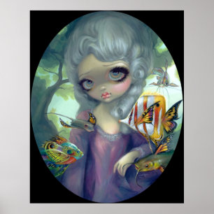 Poster Poissons Volants Le Portrait ART IMPRIMER Poissons