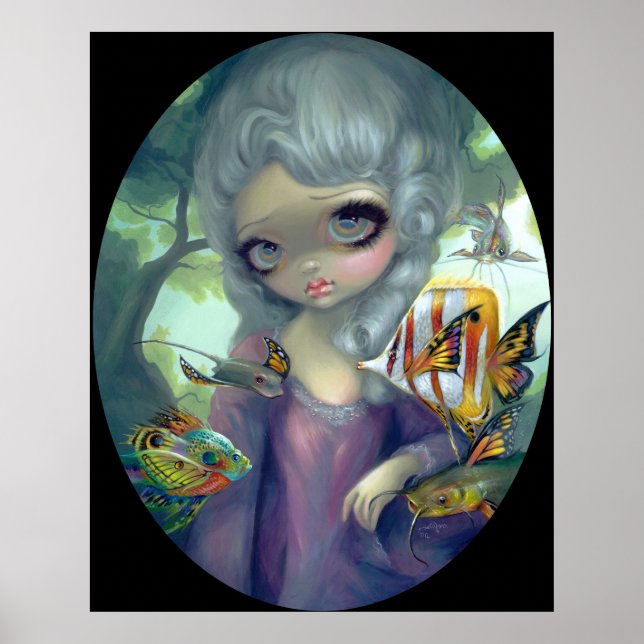 Poster Poissons Volants Le Portrait ART IMPRIMER Poissons (Devant)