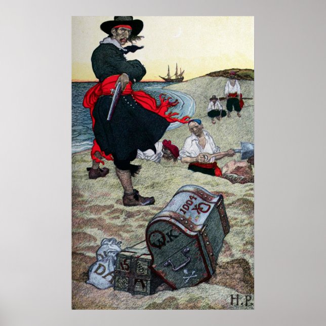 Poster Poitrine au trésor (Devant)