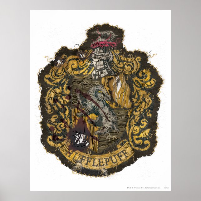 Poster Poitrine de Hufflepuff - Détruite (Devant)