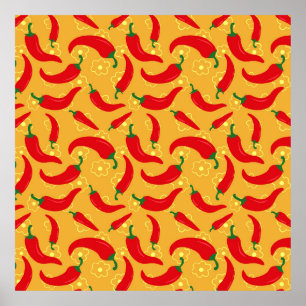 Poster Poivrons chauds