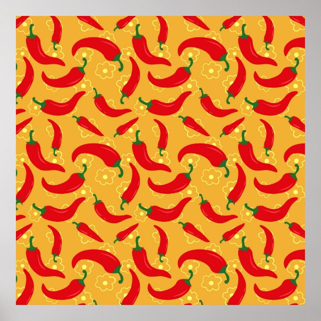 Poster Poivrons chauds (Devant)