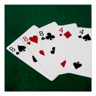 Poster Poker Hands - Full House - Huit et Quatre