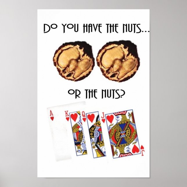 Poster Poker Nuts (Devant)