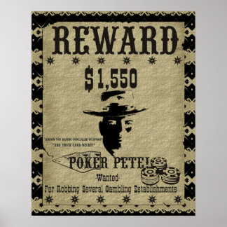 Poster Poker Pete Reward