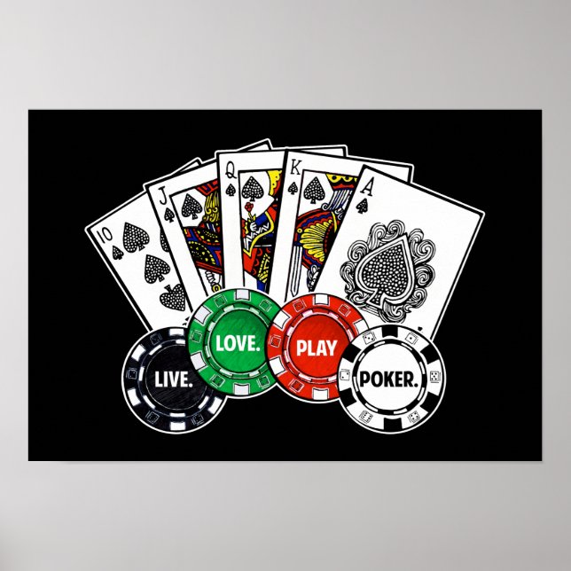 Poster Poker v1 (Devant)