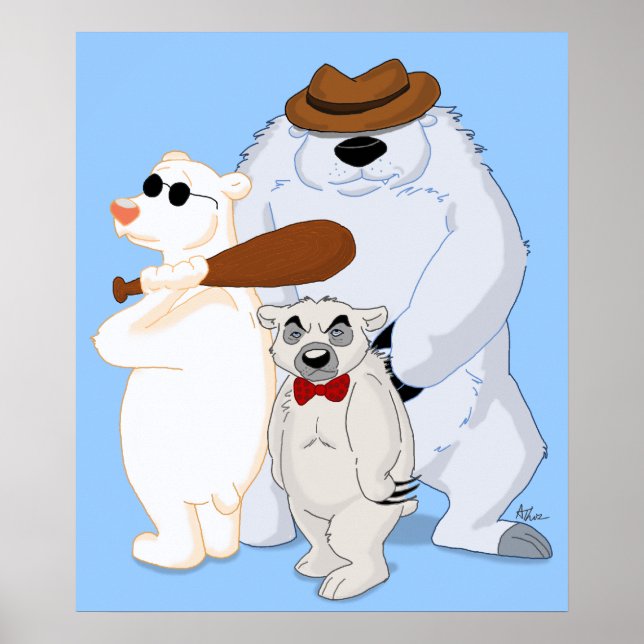Poster Polar Bear Pals (Devant)