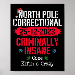 Poster Pôle Nord Correction Criminellement Insane Est Par
