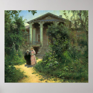Poster Polenov - le verger de Granny
