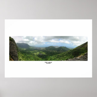 Poster Poli Lookout, Hawaii