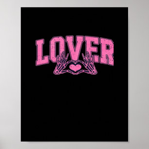 Poster Police Avec Squelette Mains Classique