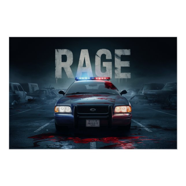 Poster Police Rage (Devant)