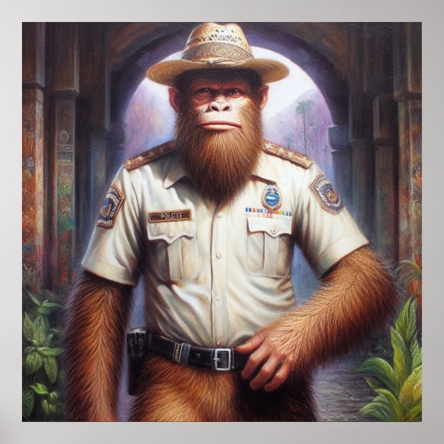 Poster Policier de Bigfoot (Devant)