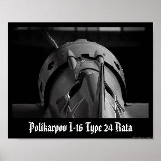 Poster Polikarpov I-16 Type 24 Rata