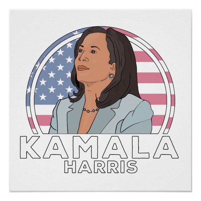 Poster Politique Kamala Harris (Devant)