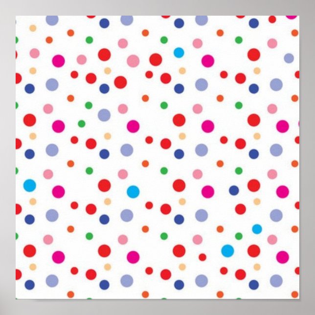 Poster Polka dot (Devant)