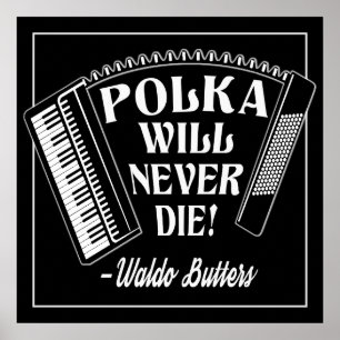 Poster Polka ne mourra jamais les fans de Dresde