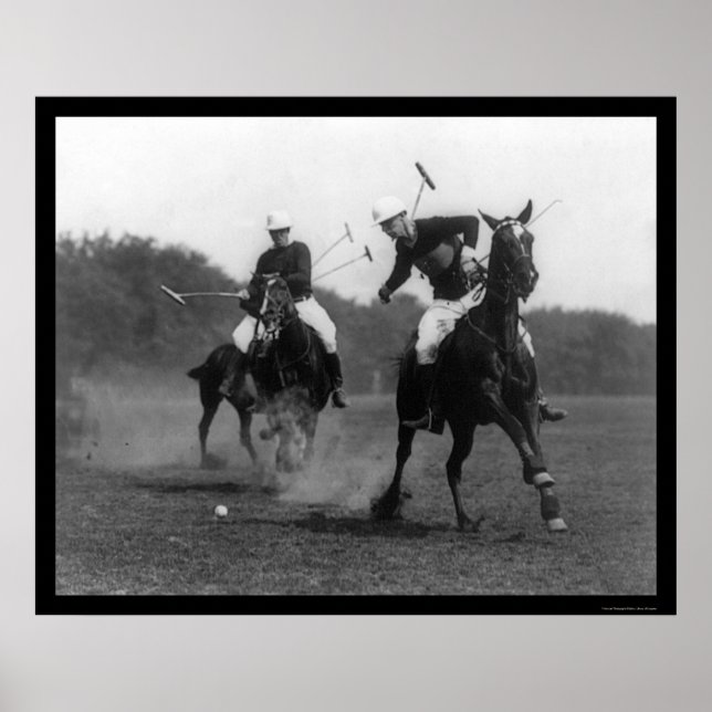 Poster Polo Match Field Artillerie 1926 (Devant)
