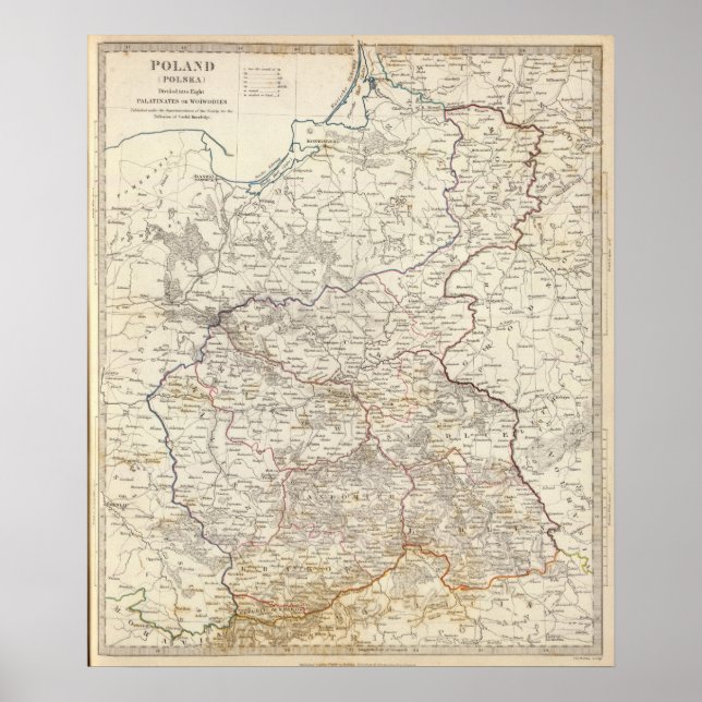 Poster Pologne Polska (Devant)