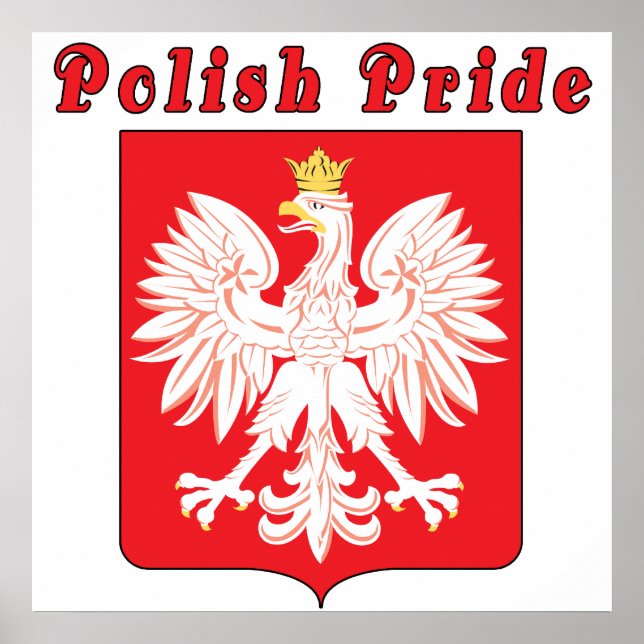 Poster Polonais Pride Eagle Imprimer (Devant)