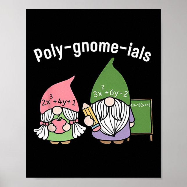 Poster Polygnomials Enseignant en mathématiques (Devant)