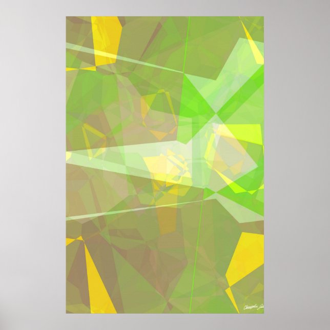 Poster Polygones Abstraits 141 (Devant)