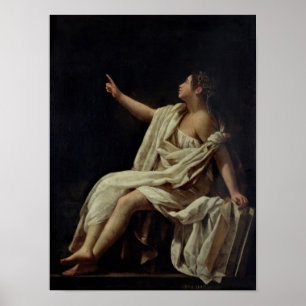 Poster Polyhymnia, la Muse de la poésie lyrique, 1620