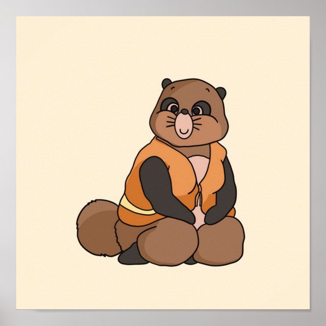 Poster Pom Poko Movie Okiyo (Devant)