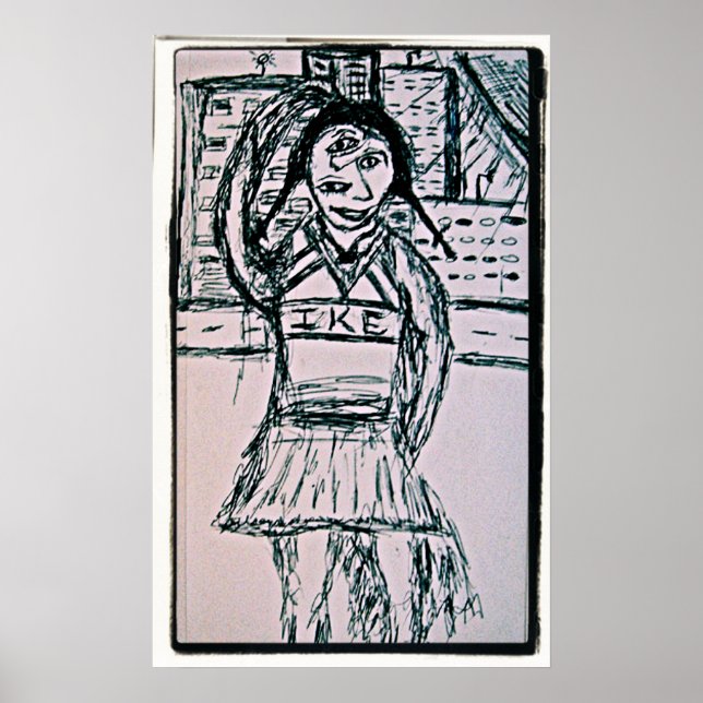 Poster Pom-pom girl IKE (Devant)