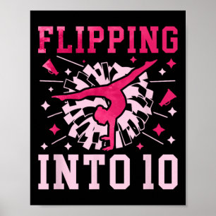 Poster Pom-pom girl pour 10 ans Fille de dix ans cheerlea