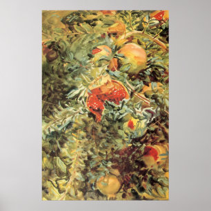 Poster Pomegranates II par John Singer Sargent