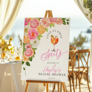 Poster Pomello Amour au Premier Spritz Bienvenue à la Fêt
