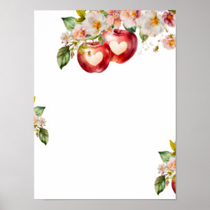 Poster Pomme de notre oeil