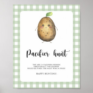 Poster Pomme de terre - chasse au pacificateur jeu de bab