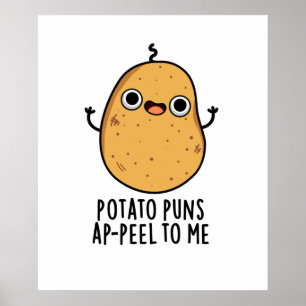Poster Pomme De Terre M'Épluche Un Jeu De Pomme De Terre 